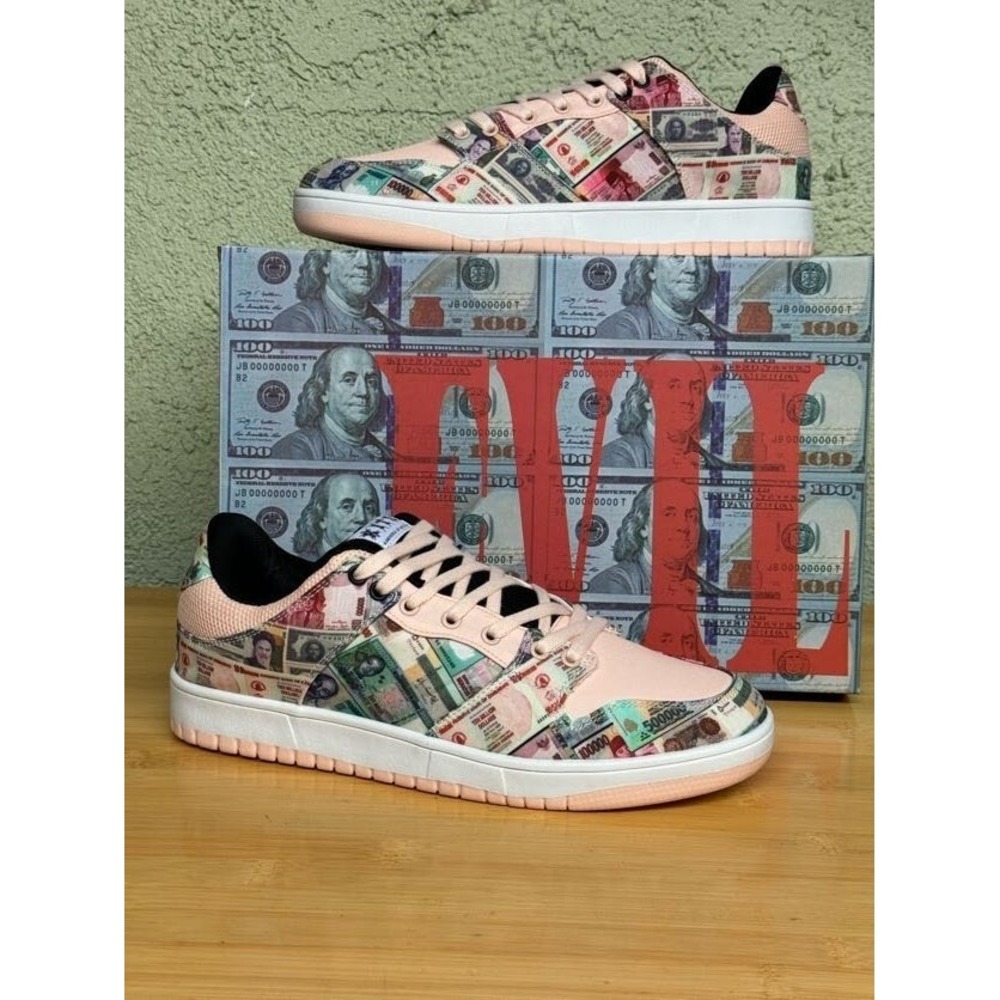 Size‎ 10 - Kito Wears Root Of All Evil NIB Low Dunk Casual Preppy Sneakers Shoes